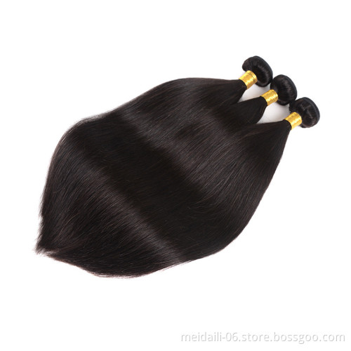 100% virgin brazilian hair straight hair bundles,wholesale human hair weave